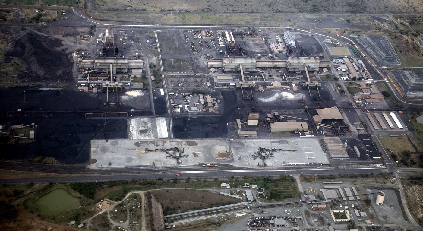 Fel&uuml;ln&eacute;zeti k&eacute;p D&eacute;l-Afrika egyik jelentős platinab&aacute;ny&aacute;szati ter&uuml;let&eacute;ről